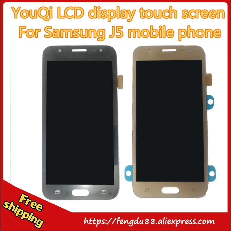 

5 pcs 100% High Quality LCD Replacement for Samsung Galaxy J5 J500 LCD Display Digitizer Touch Screen Assembly free shipping DHL