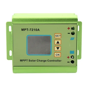 

MPT-7210A Aluminum Alloy MPPT Solar Panel Charge Controller with LCD Display