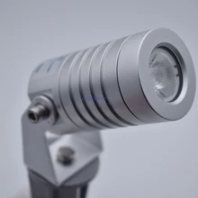 AC85-265V, уличный светодиодный светильник для сада, черный/серебристый светильник, корпус 3 Вт, CREE, ландшафтный светильник, теплый белый Светодиодный прожектор, 8 шт./лот