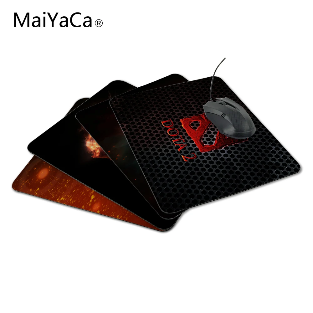 

MaiYaCa Hot Selling Game Gaming Dota 2 Metal Style Printing Art Design Durable PC Anti-slip Mouse Mat for Trackball Mouse