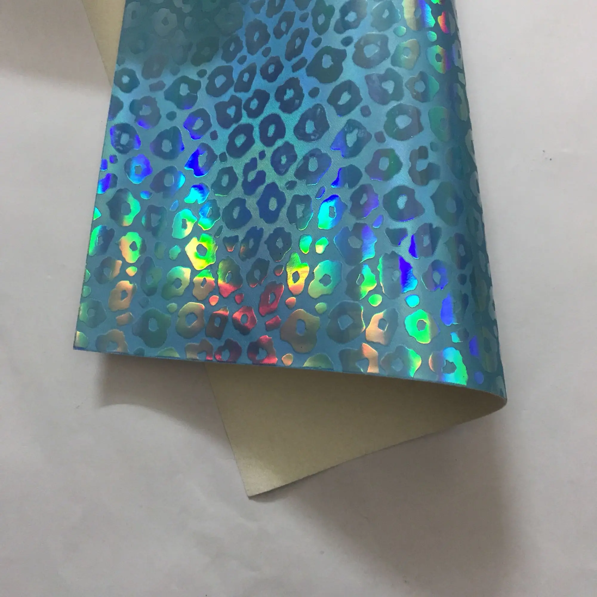 " x 11"(21 см x 28 см) Переливающаяся ткань из искусственной кожи голографическая искусственная кожа для сумок Свадебные украшения новые продукты 1 шт. K010