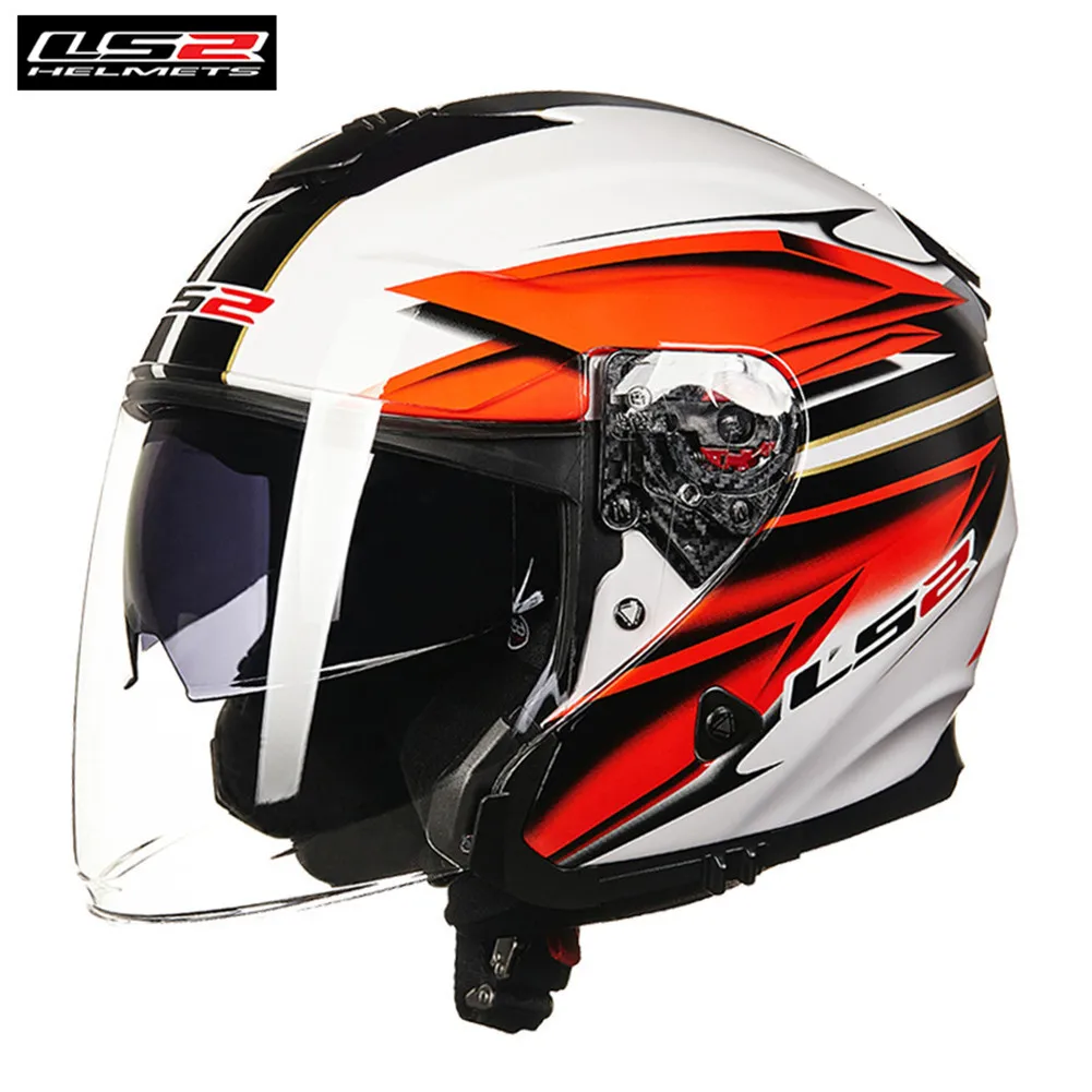 LS2 Infinity Jet мотоциклетный шлем 3/4 с открытым лицом скутер шлем Moto Casco cask Capacete ls2