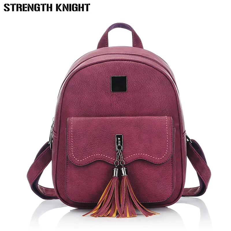 

Women Backpacks Female 2018 School Bags For Teenage Girls Black PU Leather Women Backpack Shoulder Bag Mochila Feminina