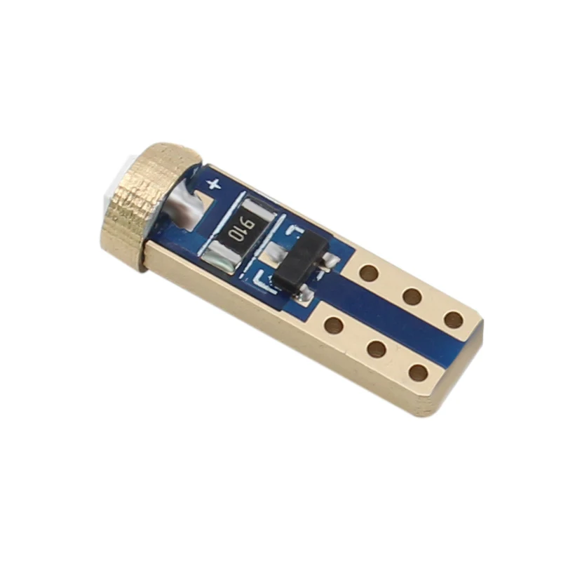 СВЕТОДИОДНЫЙ Автомобильный светильник 10X T5 70 74 W3W 3030 SMD Canbus без ошибок белый синий