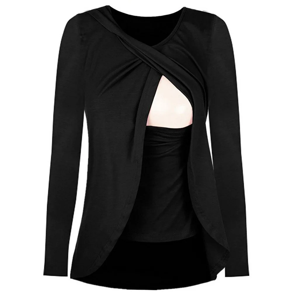 Buy Cotton Pregnancy Maternity Nursing T Shirts