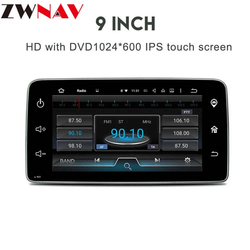 Octa core Android 8.0 Car multimdia player head unit For Mercedes Benz Smart 2015 2016 2017 GPS Navigation Radio WiFi autostereo