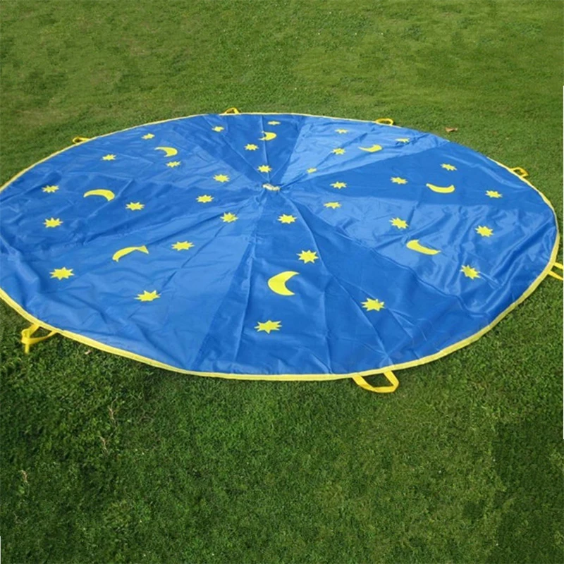 

1.8/3/5m Educational Toys Outdoor Sports Games Developing Toy Umbrella Parachute Sensory Toys For Children Kid Playing Traning