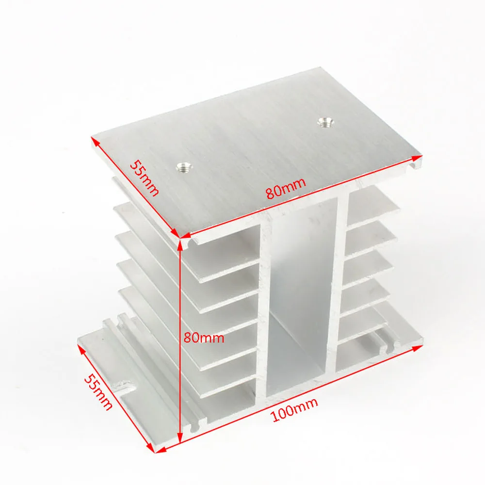 SSR soild состояние реле радиатор ребра другие запасные части 80*50*100 мм рассеивающий радиатор