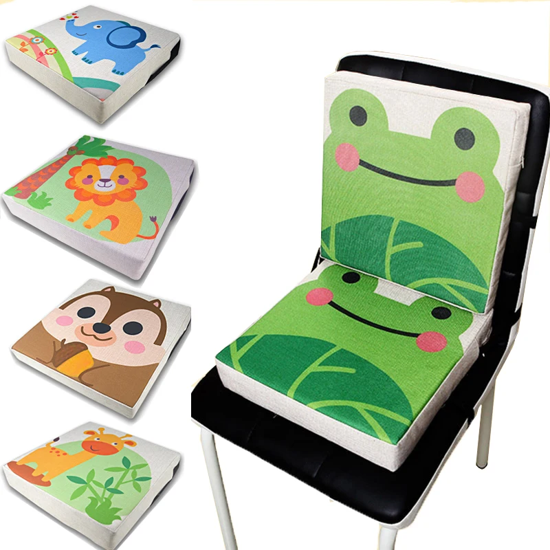 

Chrilren Kids Increased Booster Seat Cushion Pad Pillow Baby Dining High Chair Seat Cushions Adjustable Removable Baby Safety