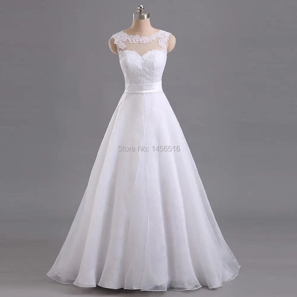 Menoqo 2018 индивидуальный заказ Формальные Свадебные платья Vestido De Noiva Casamento органза Кружево Robe De Mariage Невесты Сделано в Китае