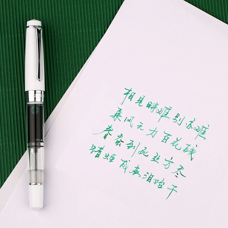 Moonman Penbbs поршневая перьевая ручка 309 вместительный прозрачный акриловый тонкий