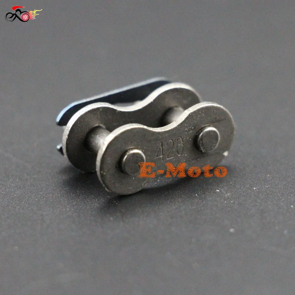 420 Connecting Link, 420 Master Link For Honda Kawasaki Dirt Pit Bike ATV Motorbike SSR KLX125 Pack of 20