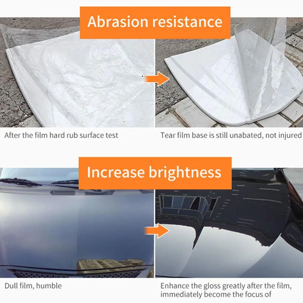  Hot Cars 3 Layers PPF Paint Protection Film for Car Wrapping Transparent Auto Vehicle Coating stick