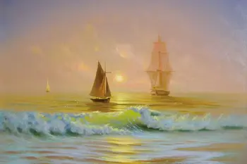

009/ 1000 pieces wooden puzzle Famous painting Offshore Sailing Christmas gift ideas adult quality of imported high-end boutique