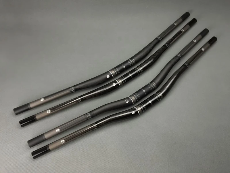 TOSEEK Full Carbon Fiber Mountain Bike Longer Strong Rise Handlebars