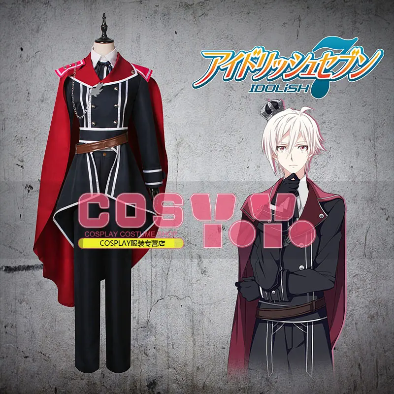 

IdolishSeven TRIGGER Last Dimension Ten Kujyou Cosplay Costume Halloween Uniform Shirt+Pants+Coat+Cloak+Belt+Gloves Custom-made