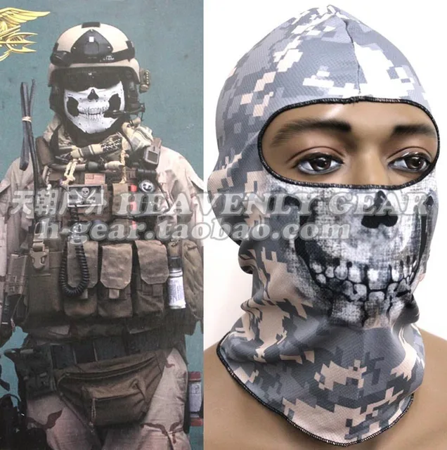 2015 NEW SKULL FACE MASK SCULL BANDANA MOTORCYCLE SNOWBOARDS Ghost