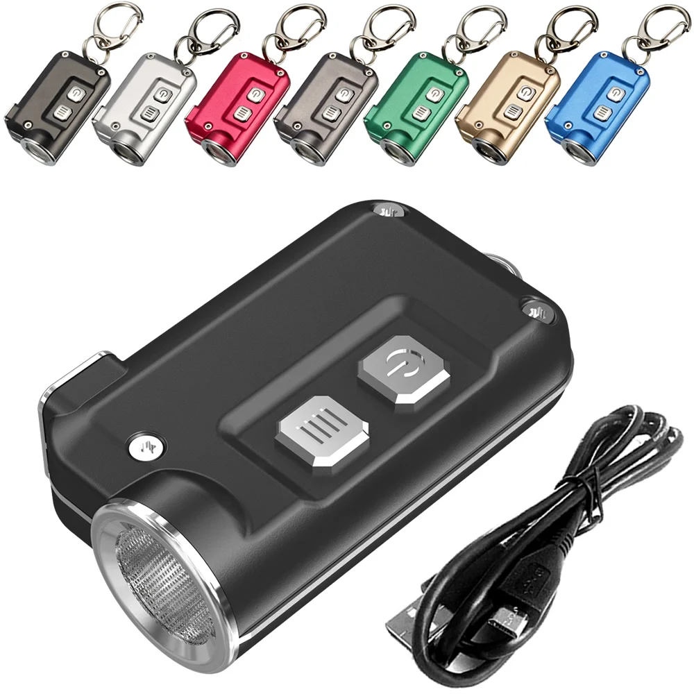 NITECORE TINI + USB зарядный кабель 380 LMs CREE XP G2 S3 светодиодный встроенный Аккумулятор