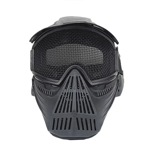 3 Color high strength steel wire round mesh mask cool airsoft masks