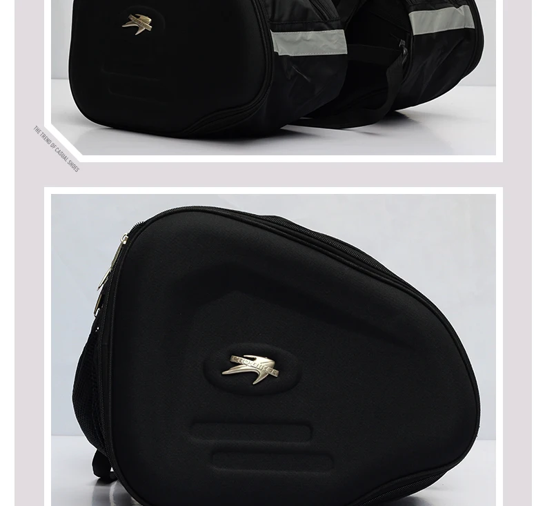 Alforjes à Prova Bolsa de Sela de Viagem Pro-motociclista Moto Rcycle Dwaterproof Água Equitação Corrida Cauda Bolsas Capacete Multifuncional Bolsa um Par 16 de viagem moto corrida cauda sacos moto capacete multifuncional saco