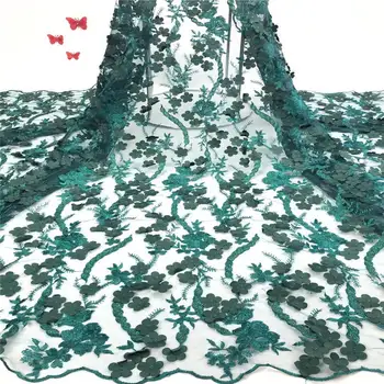 

Amazing gold French tulle cloth hot sale beaded net lace fabric with glitters for dress UN116(5yards/lot)can make many color