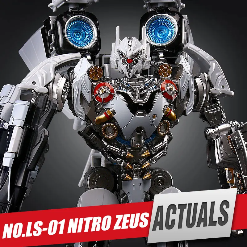 

LS01 Transformation Movie The Nitro Zeus Toys Model Oversize Alloy Changing Movie Figure Robot Kids Collection Toys