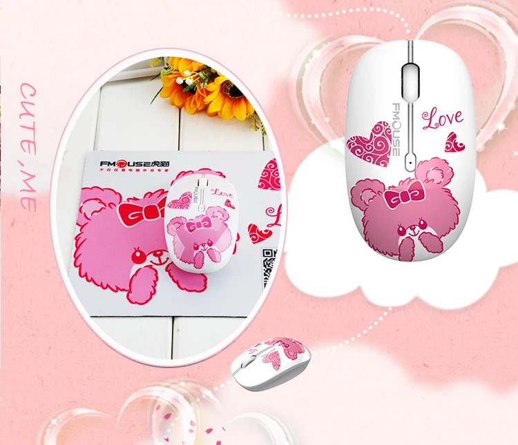 best pc gaming mouse M101 Wireless Mouse 2.4G Cute Silent Optical Cartoon Computer Mice With USB Receiver 1600DPI for Laptop Kid Girl Gift Macbook2022 new girls 2.4G Dual Model Wireless Bluetooth 5.0 Rechargeable Silent Cute Mouse Long Standby Multi Button Mouse For IOS PC Notebook white gaming mouse wireless