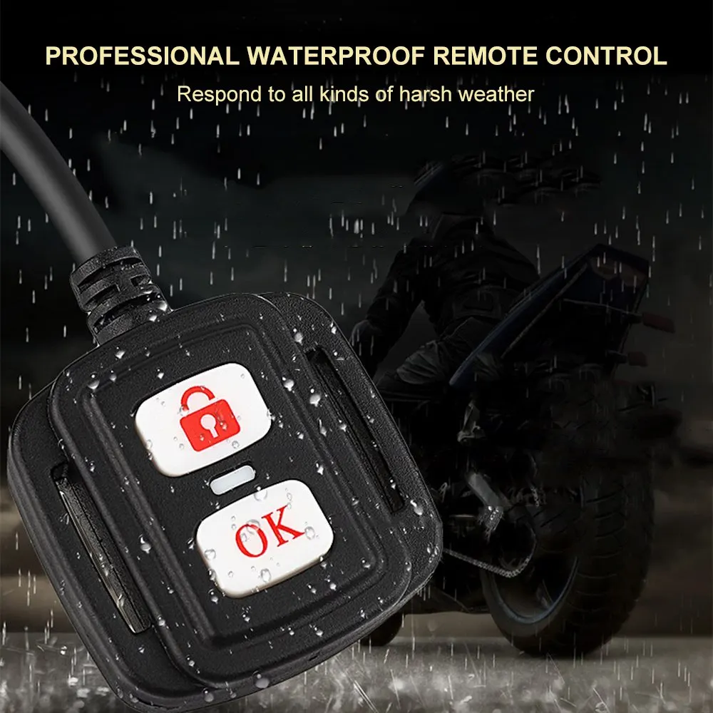  3.0 Inch Waterproof Motorcycle Camera Split Screen Display Dual Lens DVR Dash Camera LCD Display Mo - 4000077543033