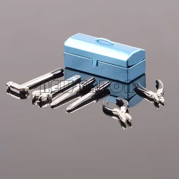 

BLUE Wrench Hammer Screwdriver Tool BOX FOR RC 1:10 SCX10 CC01 AX10 Rock Crawler