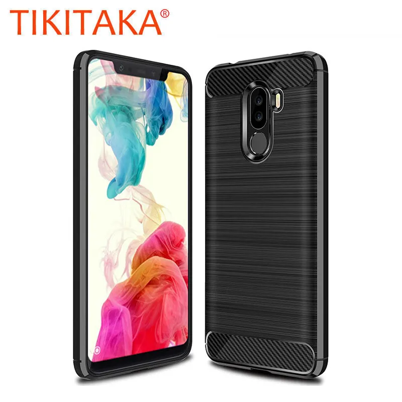 For xiaomi pocophone F1 Case Fashion Back Cover Soft TPU protective phone cases For PocoPhone F1 funda Horizontal Stripes Design