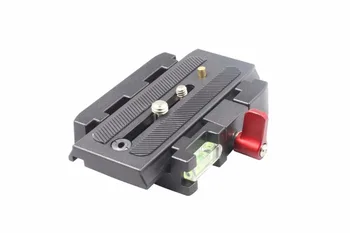 

Tripode Monopies P200 Adaptador de la Abrazadera de Liberacion Rapida QR Plate para Manfrotto 501 500AH 701HDV 503HDV Q5