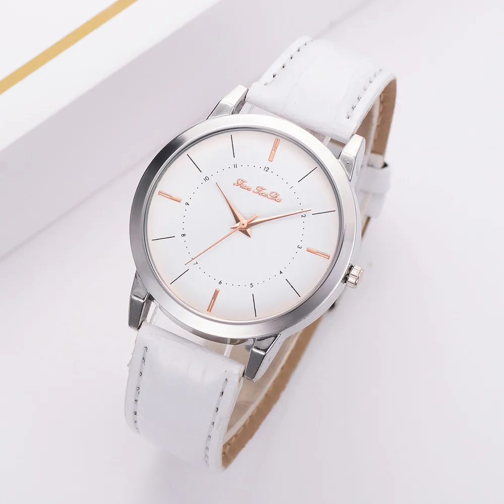 

Brand Montre Femme New Fashion Trend Watch Women Girls Ladies Leather Women's Watches Horloges Vrouwen Kadin Saat Clock Store &A