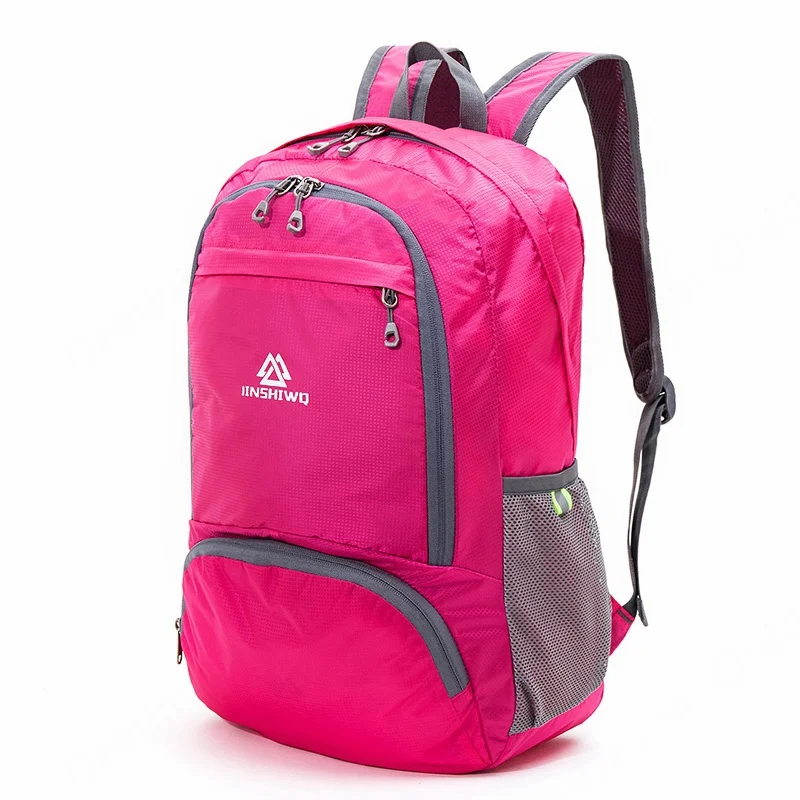 Сверхлегкий складной водонепроницаемый рюкзак для походов, кемпинга, путешествий, спорта, рюкзак для мужчин и женщин, Прямая поставка - Цвет: Rose A