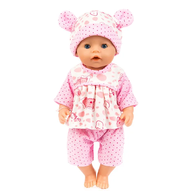 Baby Doll Clothes Fit For 40 45cm Baby Born Clothes Suit Unisex New