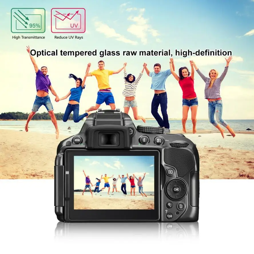 HIPERDEAL Ultra-clear Anti-scratch 9H Tempered Glass Screen Protector Film for Nikon D5300 / D5500 / D5600 18Feb05 Drop Ship - ANKUX Tech Co., Ltd
