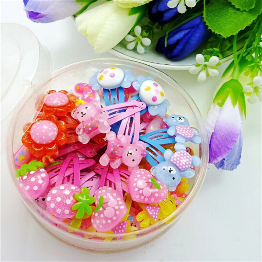 Fashion 10 Pcs-set Girls Hair Clips Pink Pig Cartoon Barrette BB Hairpins Children Kids Party Gift