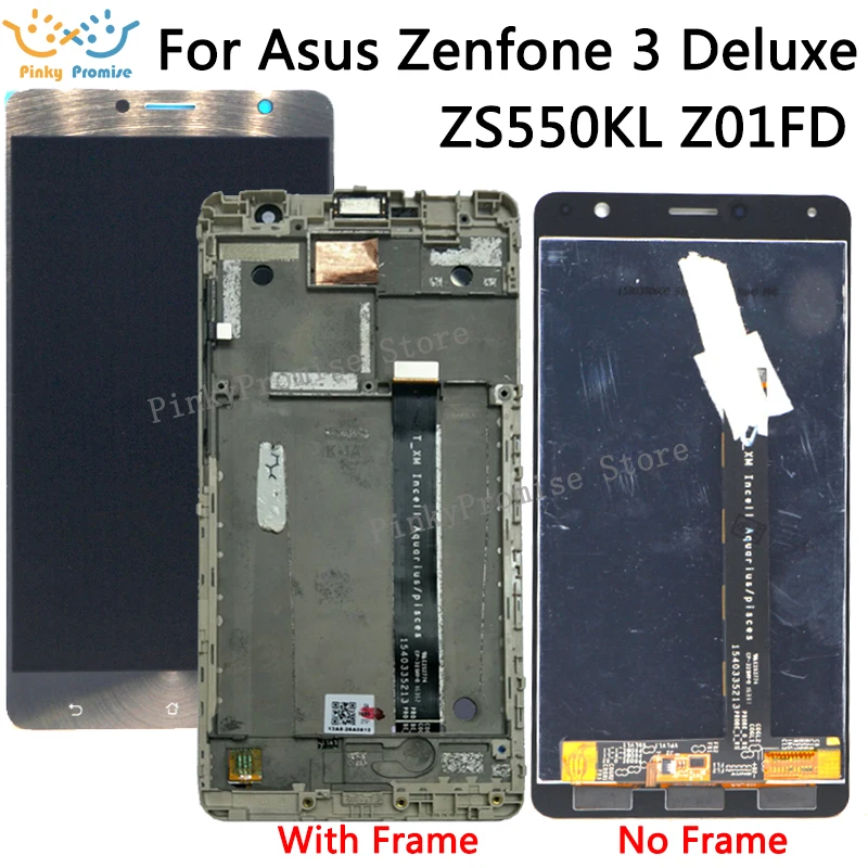 ЖК-дисплей 5 ''для Asus Zenfone 3 Deluxe ZS550KL Z01FD дисплей с сенсорным экраном и