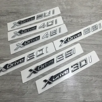 

New style ABS car tail emblem sticker XDrive 20i 23i 25i 28i 30i 35i SDRIVE 40i 45i 48i 50i for Germany cars B*** series