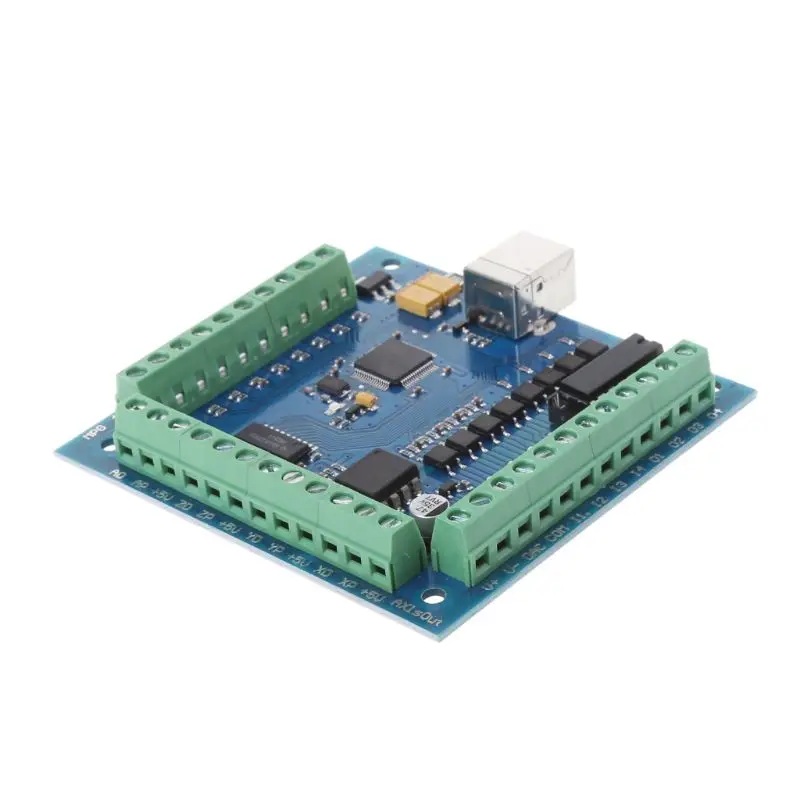 12-24 В CNC MACH3 USB 4 оси 100 кГц шаговый контроллер движения карта Breakout Board Новое поступление