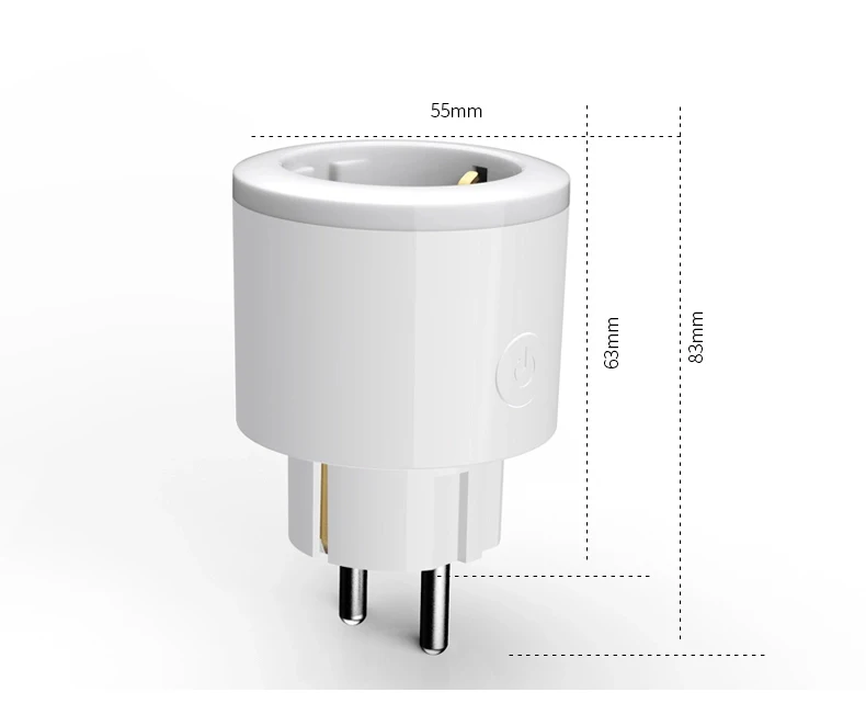 Lonsonho умная розетка EU Wifi умная розетка мониторинг мощности Энергосбережение работает с Google Home Mini Alexa Smart Life APP