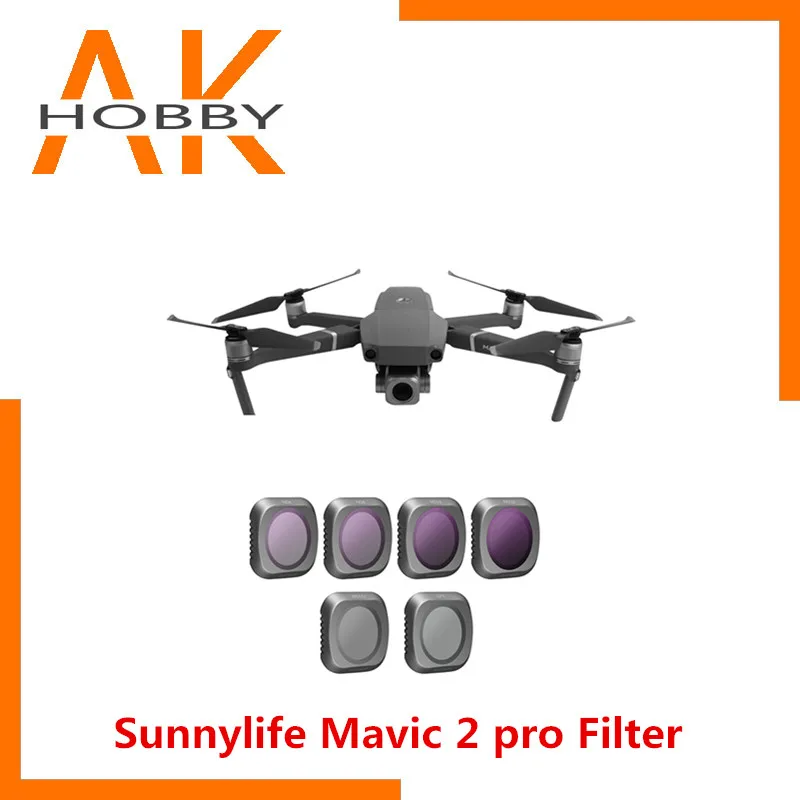 Sunnylife Mavic 2 Pro Камера фильтр объектива ND4/8/16/32 фильтры MAVIC 2 PRO УФ-фильтр CPL Для DJI Mavic Pro/Air 2/Pro Аксессуары для дрона