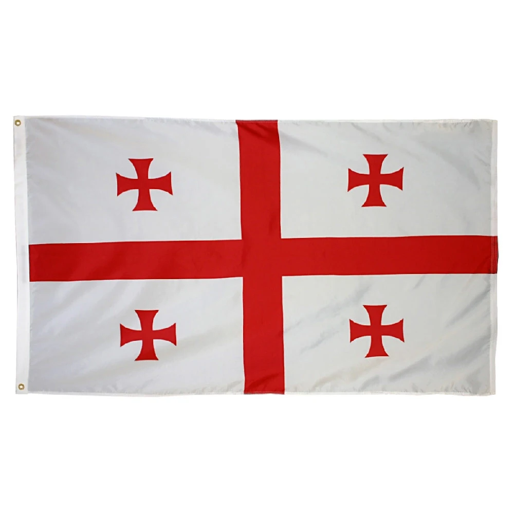 

Yehoy 90*150cm geo ge Georgia flag For Decoration