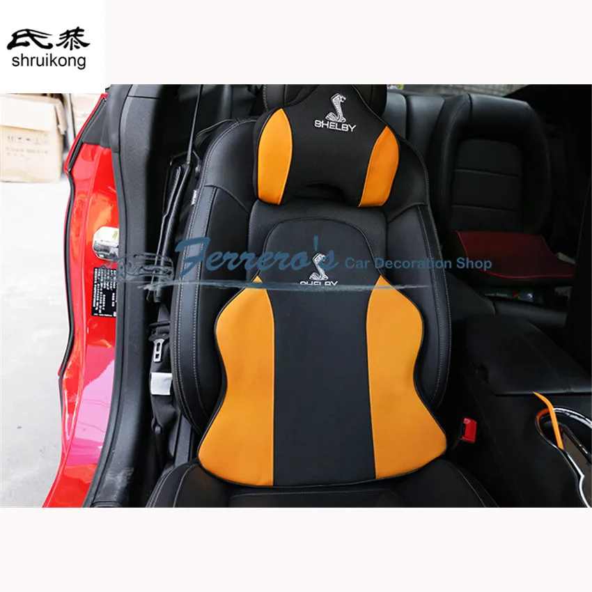 Бесплатная доставка наклейки для автомобиля Стайлинг ford mustang подголовник bellypillow