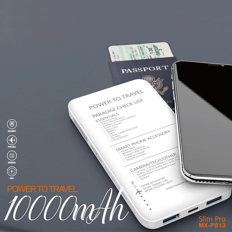 MOXOM power Bank 10000 мАч светодиодный блок питания для iPhone Xiaomi HUAWEI SAMSUNG USB C Быстрая зарядка внешний аккумулятор|Внешние аккумуляторы| | АлиЭкспресс