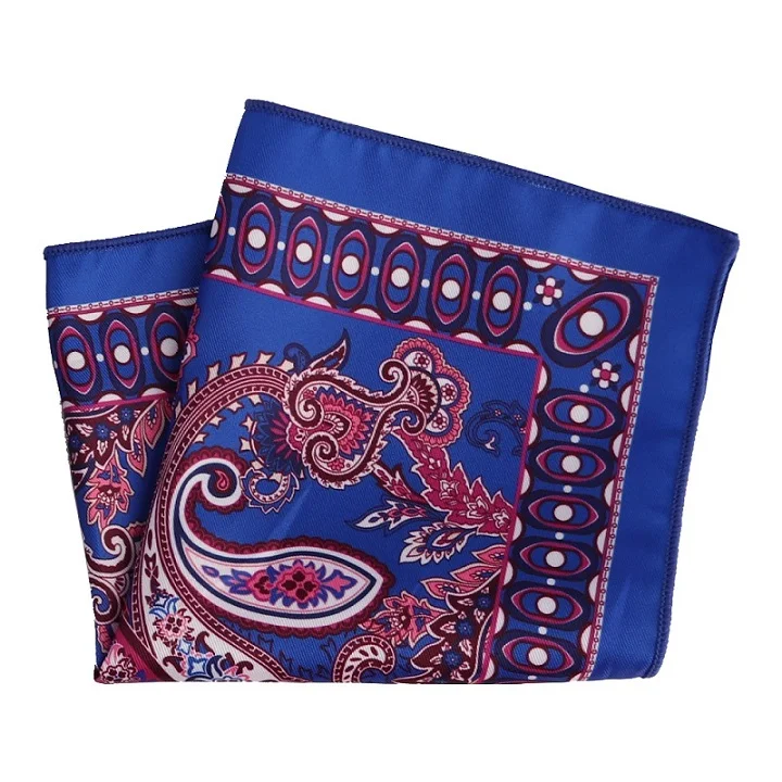 MPK-133pocket square Портной Смит стиль Hankies Яркие Красочные Пейсли карманные квадратные винтажные Платки Шарфы мужские карманные модные аксессуары - Цвет: MPK-133pocket square