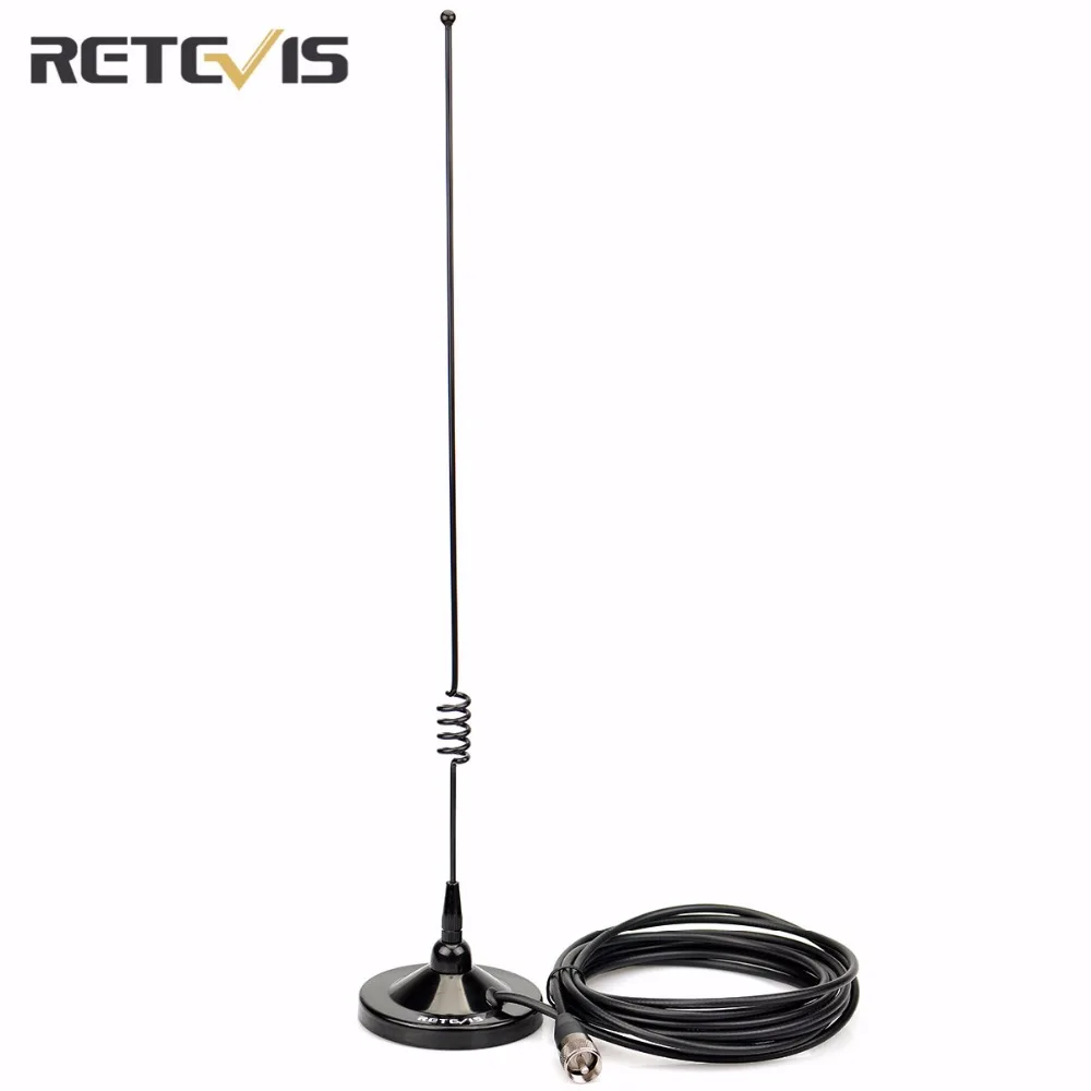 

Retevis MR100 136-174 MHz&400-470MHz Mobile Magnet Mount & Antenna Combination SL16/PL259 For Mobile Car Radio C9058A
