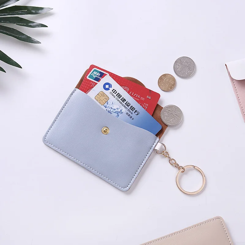 

Colours Pu Named Card Holder Identity Badge with Lanyard PU Neck Strap Card Bus ID PU IC Holders With Key Chain For Women girls