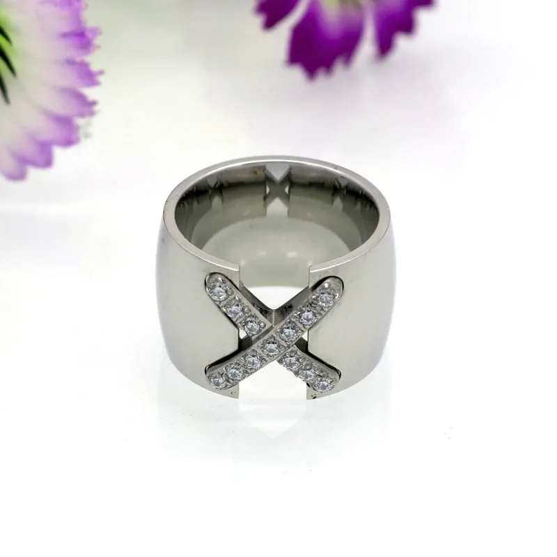 Wedding rings finger rings fashion rings engagement rings fashion ring stainless steel rings metal rings cross rings for Women