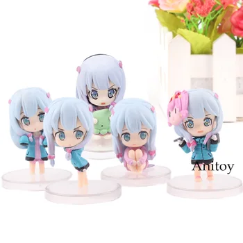 

Anime Action Figure Eromanga Sensei Izumi Sagiri Q Version PVC Eromanga Figure Decoration Home Collection Model Toys 5pcs/set