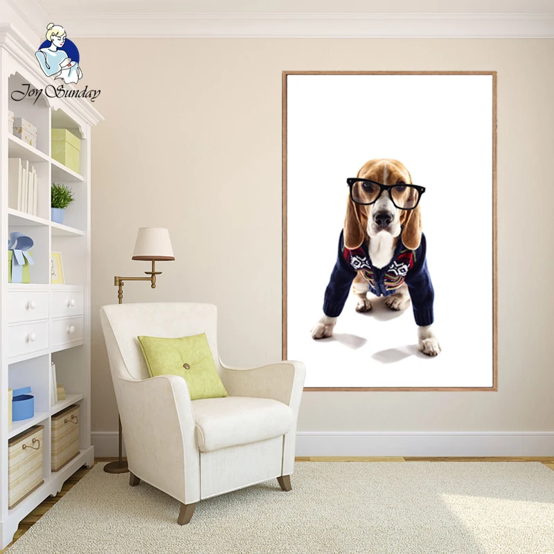 

JOY SUNDAY Diamond painting Diamond embroidery full square 5d 3d diy mosaic The Animal culture dog decoration painting Home